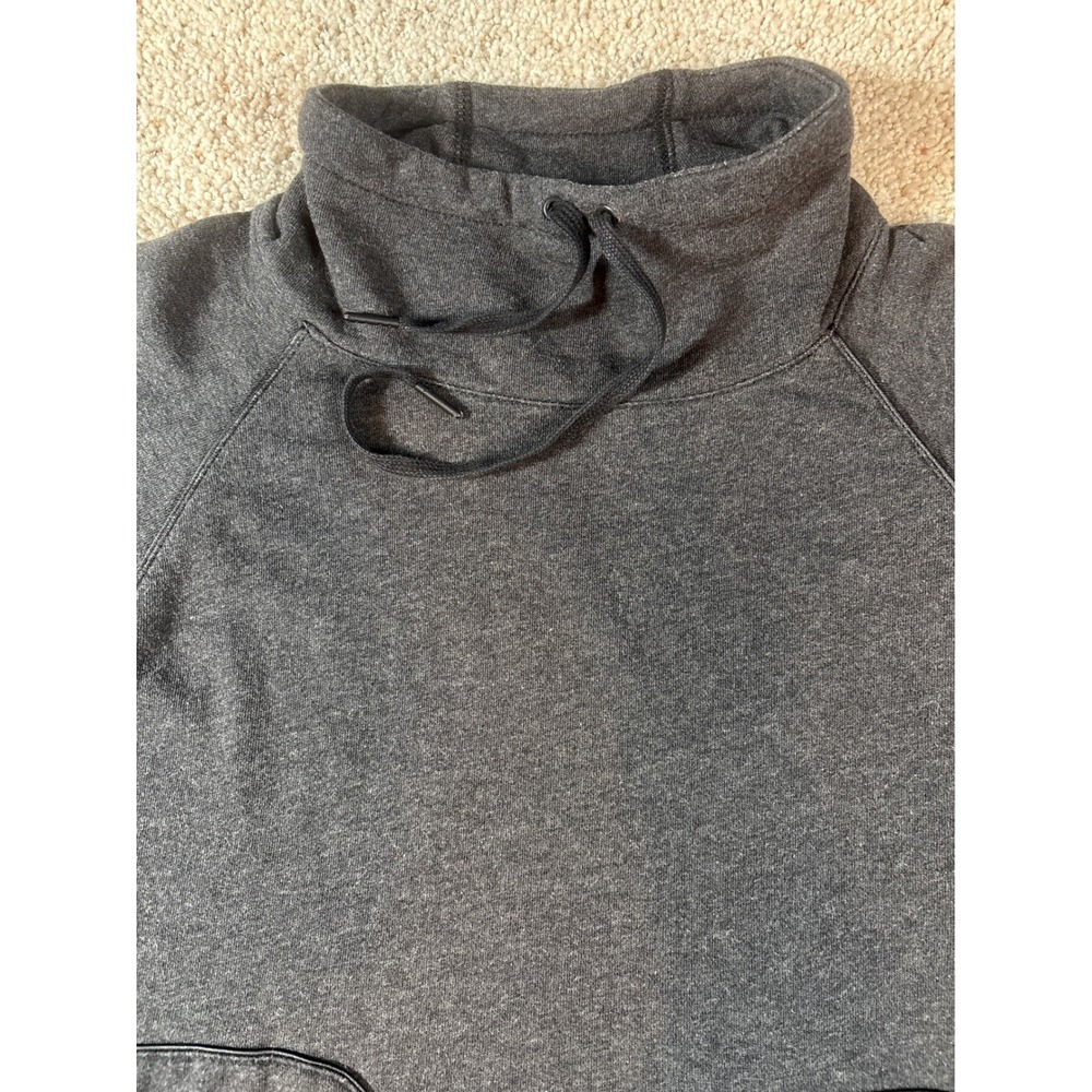 T by Alexander Wang‎ Funnel Neck Pullover Sweatshirt Gray Women's - Picture 5 of 10